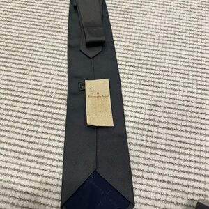 Ermenegildo Zegna Charcoal Gray Tie